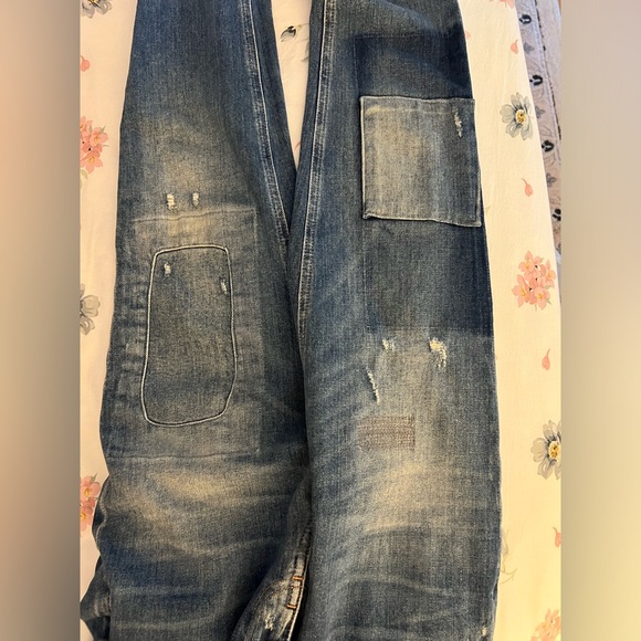 TomWood -TOM WOOD WOMEN’s Distressed Patch Jeans European Jeans Oslo Norway - Picture 8 of 12